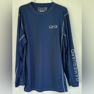 GameGuard Performance Shirt Large Blue Long Sleeve